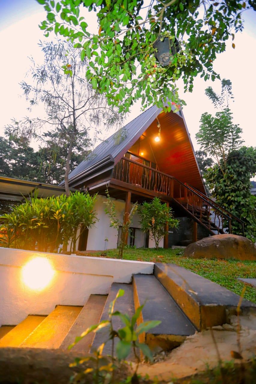Green Breeze Villa A-frame exterior